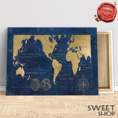 Quadro moderno mappamondo map - mappamondo,