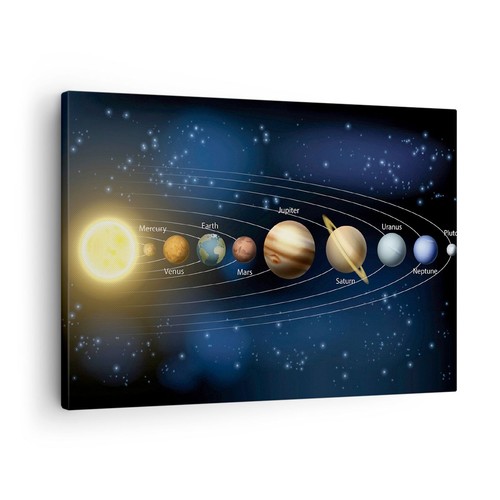 Quadro tela 70x50cm cosmo - tela,