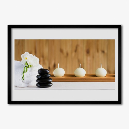 Arte parete con cornice - parete,