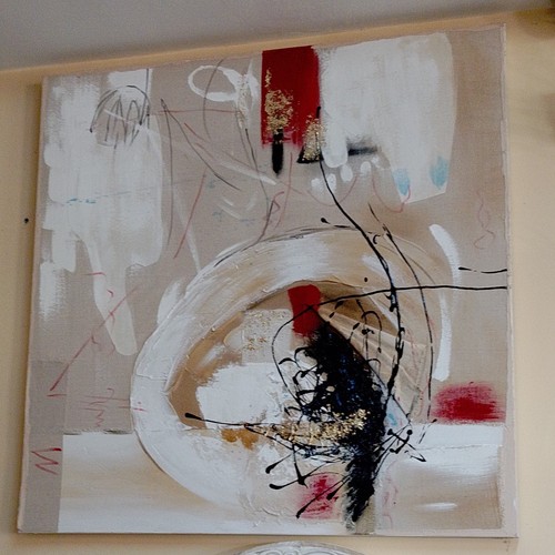 Quadro moderno astratto - , su