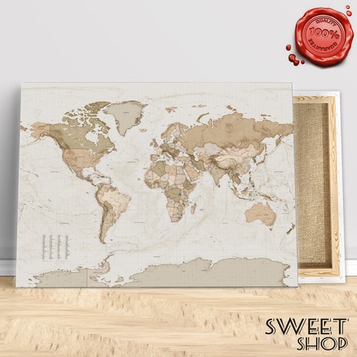 Quadro moderno mappamondo map - mappamondo,