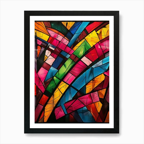 Quadro astratto colorato - , 1