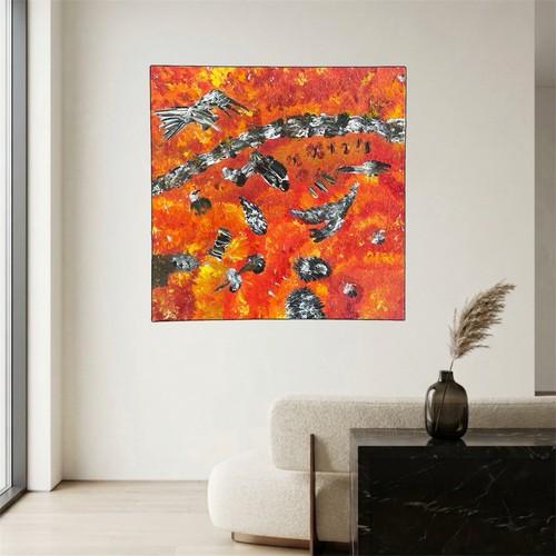 Quadro astratto moderno x - astratto,
