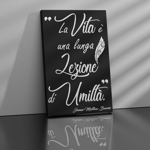 Quadro bianco nero tela - nero, su