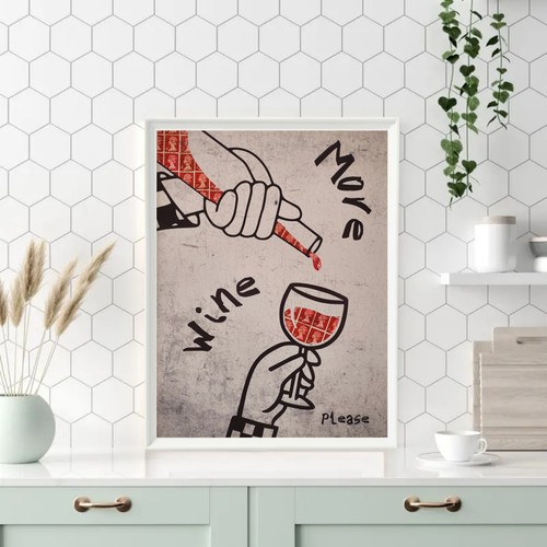 Quadro moderno vino - quadro, con