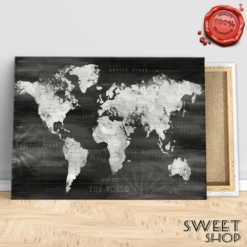 Quadro moderno mappamondo - mappamondo, map