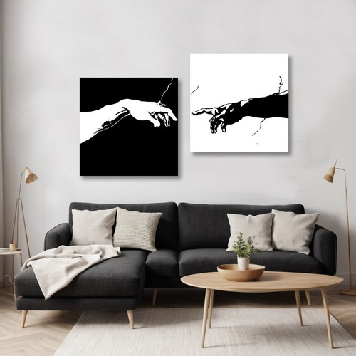 Quadro moderno dipinto mano - moderno, a