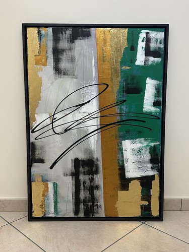 Quadro moderno astratto verde