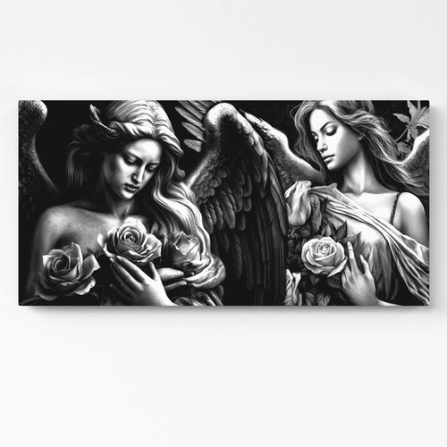 Quadro moderno angeli - moderno, "angeli