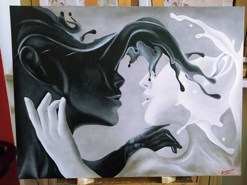 Quadro vedi descrizione olio - ,