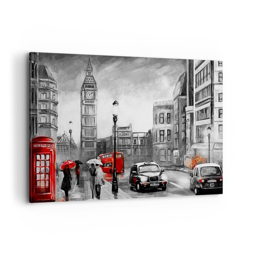 Quadro tela 100x70cm londra - quadro,